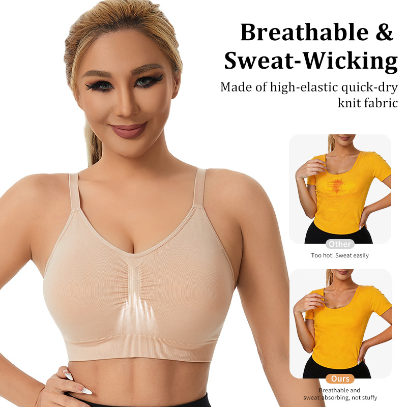 Bralette Wireless Soft - Soutiens-gorge de sport sans fil pour