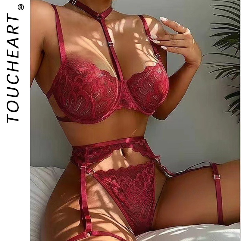 Garter Belt Set - Toucheart – sous-vêtements Sexy et intéressants