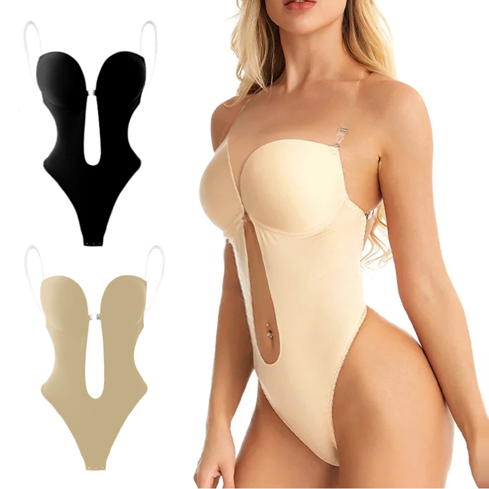 Shapewear Bodysuit Firm - Femmes corps Shaper soutien-gorge dos nu