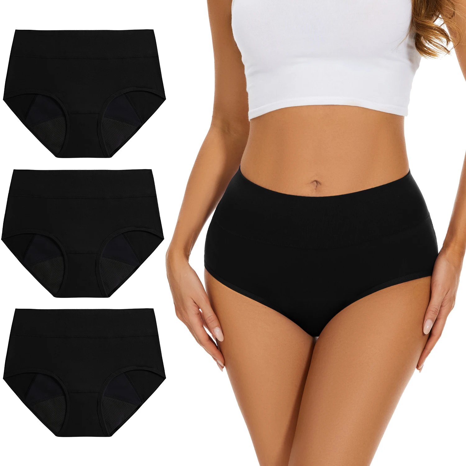 Period Panty Absorbent - Culotte Menstruelle à 4 Couches pour