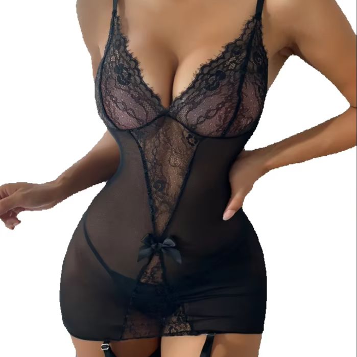 Ensemble de lingerie en dentel - Garter Belt Set avis et prix