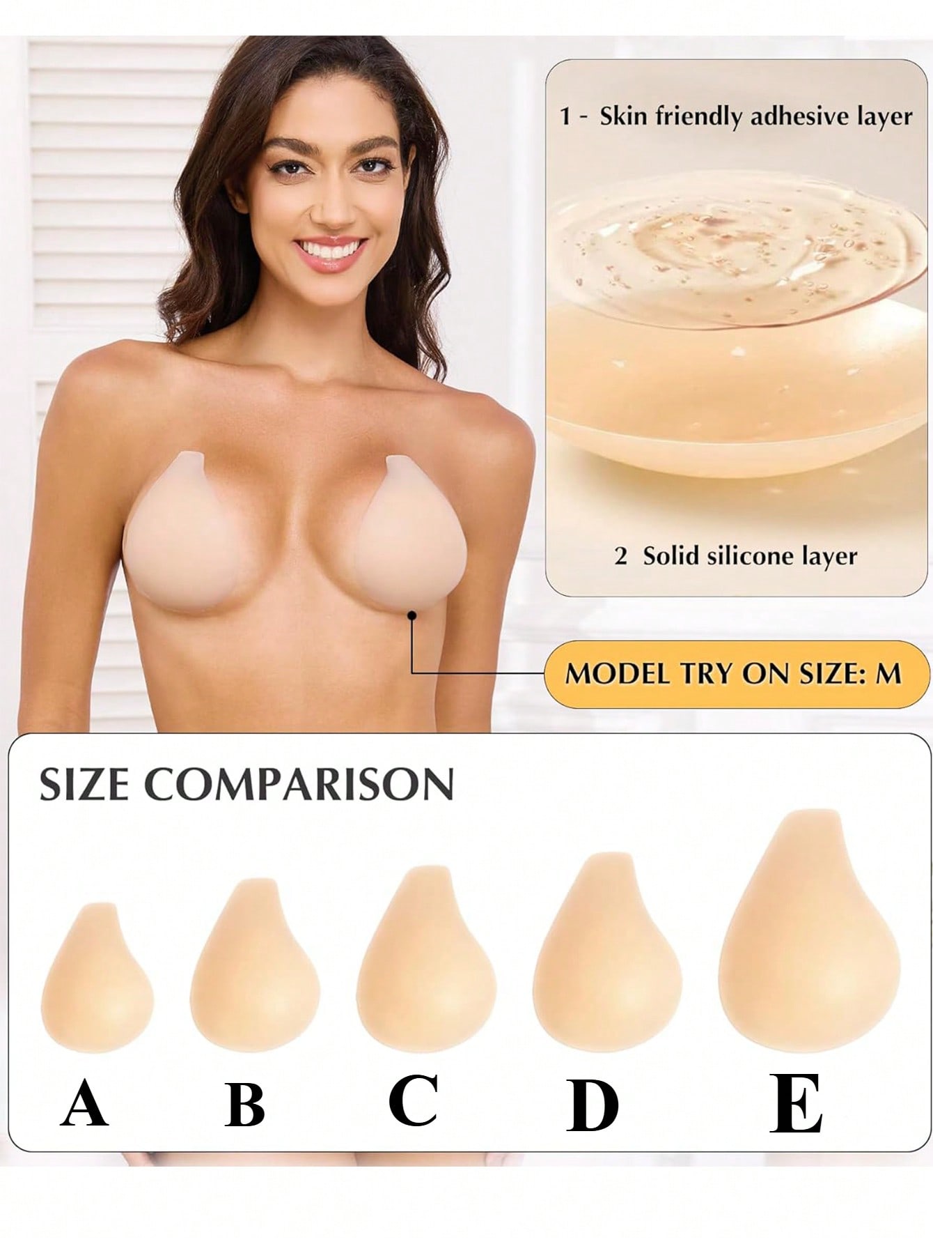 1 paire de cache-tétons adhési - Nipple Cover Pasties avis et prix