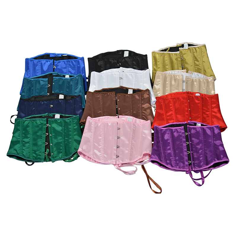 Corset sous le buste en satin  - Corset Waist Cinch avis et prix