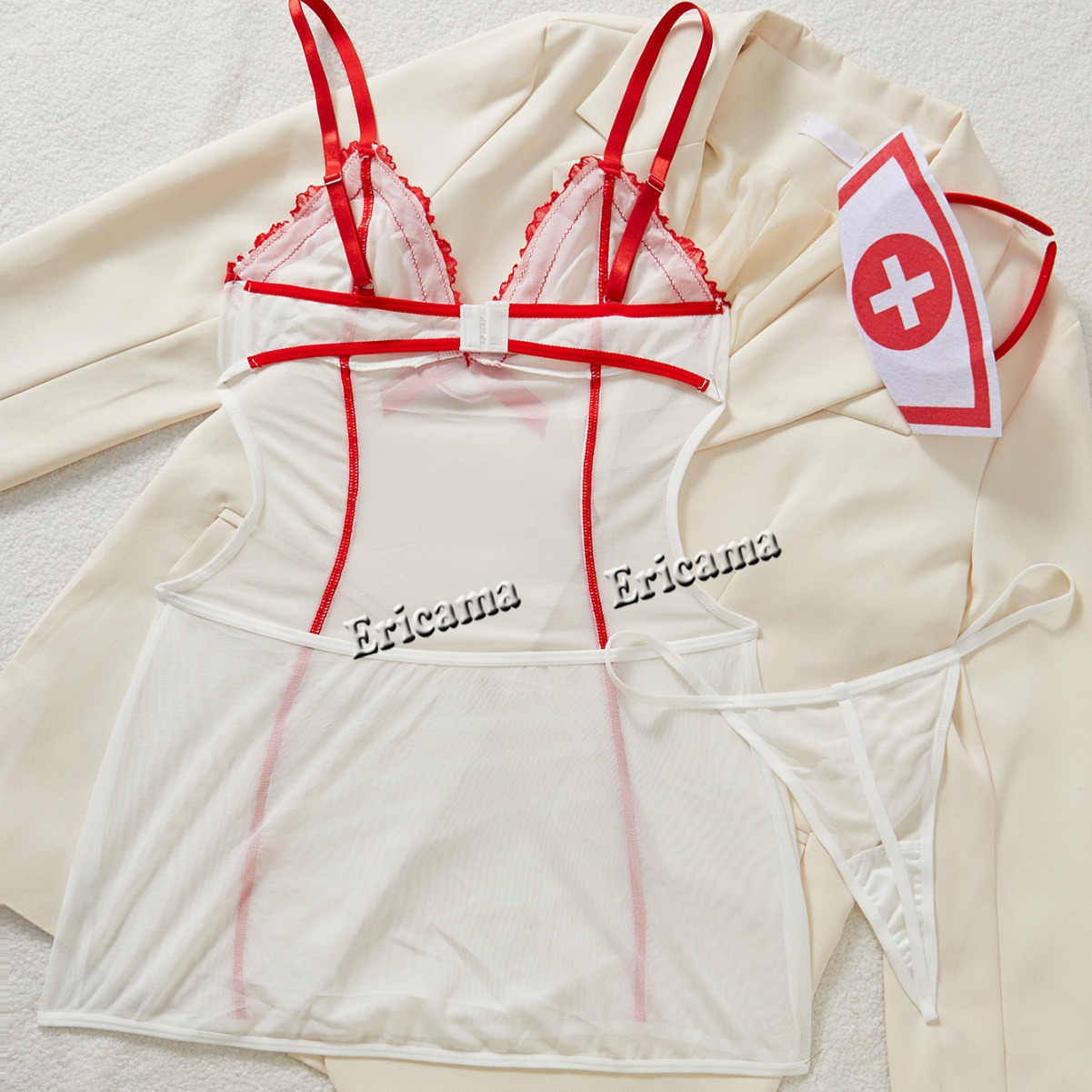 Cosplay infirmière ensemble de - Push Up Bra Padded avis et prix
